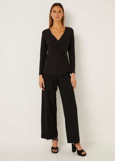 Et Vous Black Wrap Ring Top