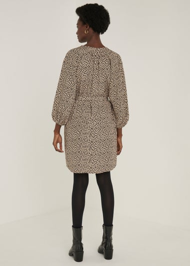 Stone Animal Print Dress