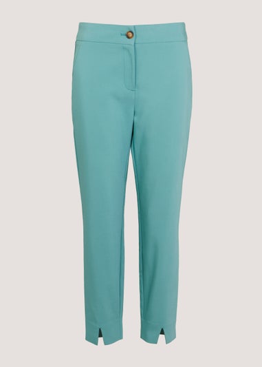 Et Vous Turquoise Capri Trousers