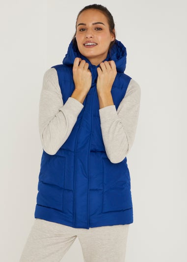 Blue Short Gilet