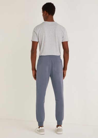 Blue Slim Fit Cuffed Joggers