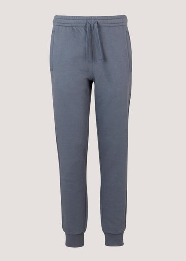 Blue Slim Fit Cuffed Joggers