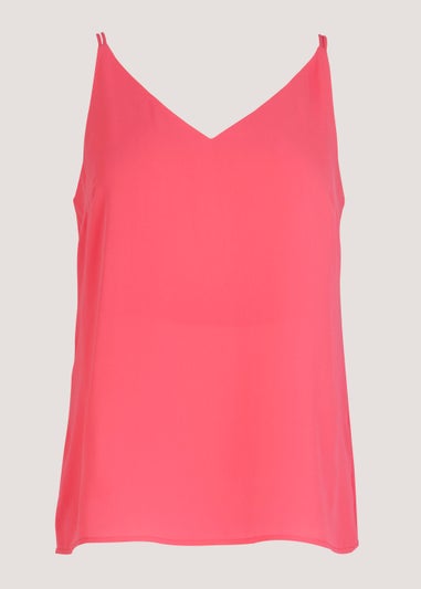 Pink Double Strap Cami Top