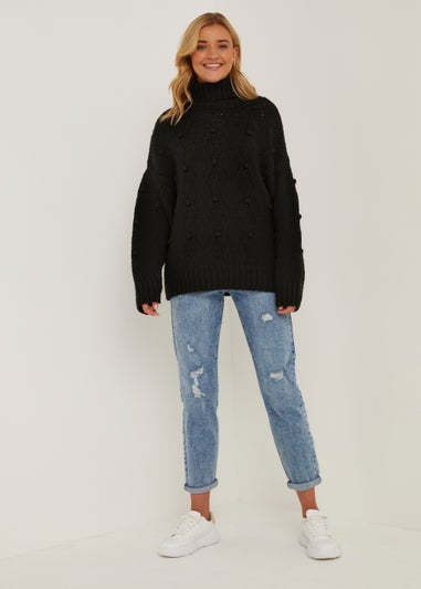 Black Diamond Pointelle Jumper