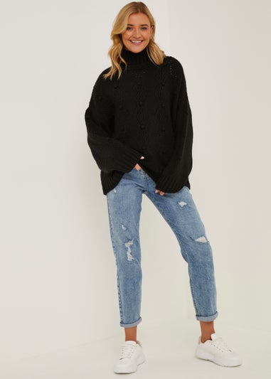 Black Diamond Pointelle Jumper