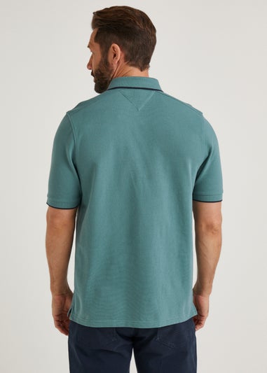 Lincoln Green Textured Polo Shirt