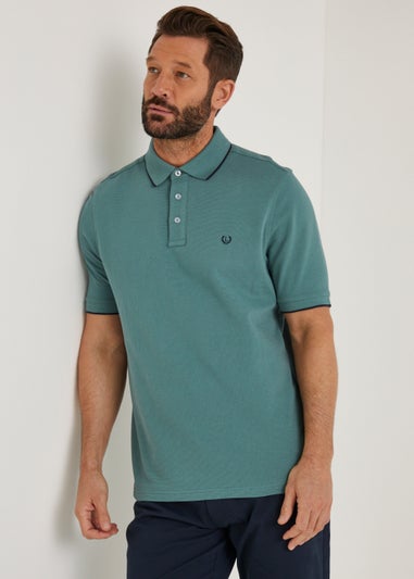 Lincoln Green Textured Polo Shirt