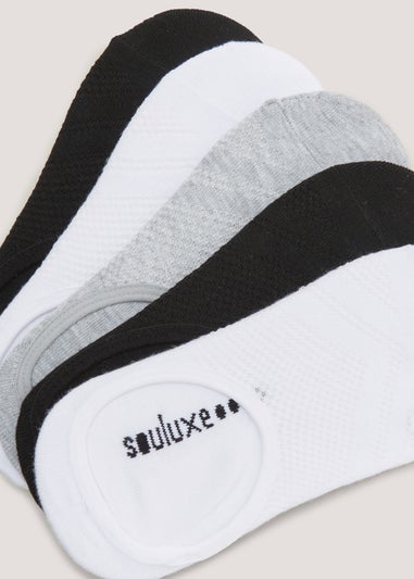 Souluxe 5 Pack Invisible Trainer Sports Socks