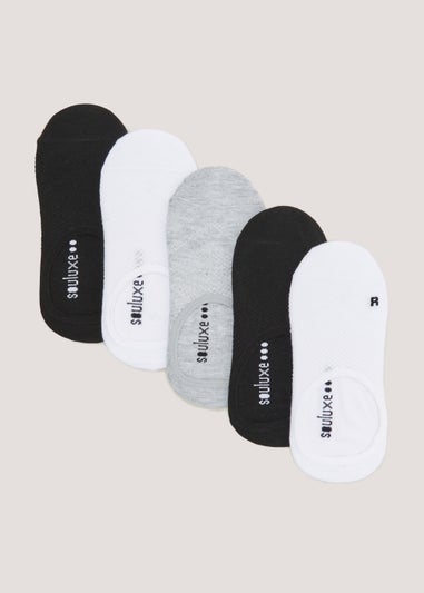 Souluxe 5 Pack Invisible Trainer Sports Socks