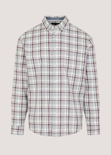 Lincoln Grey Check Flannel Shirt