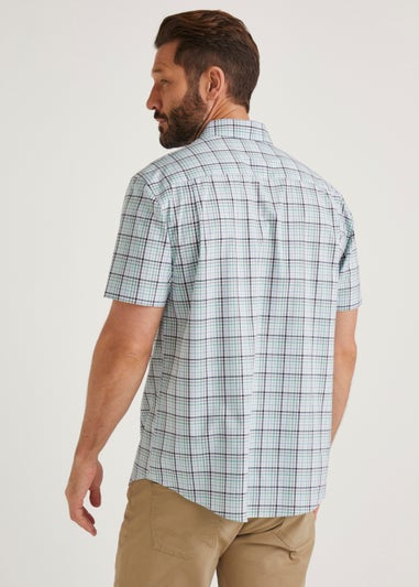 Lincoln Green Check Short Sleeve Shirt