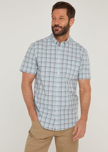 Lincoln Green Check Short Sleeve Shirt