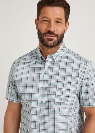 Lincoln Green Check Short Sleeve Shirt