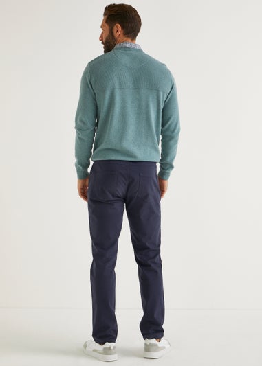 Lincoln Blue 5 Pocket Trousers