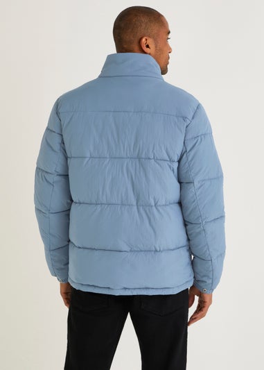 Blue Short Padded Jacket