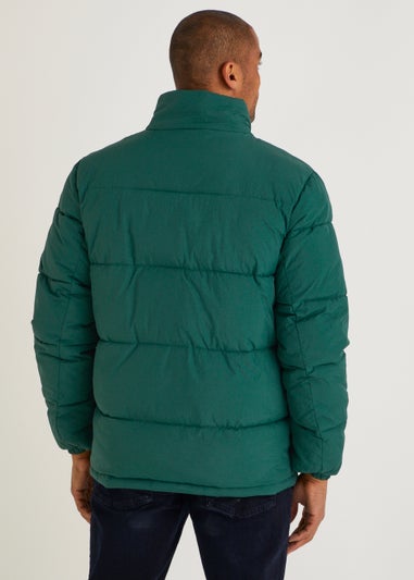 Green Short Padded Coat
