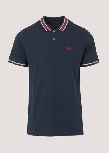 Navy Tipped Polo Shirt