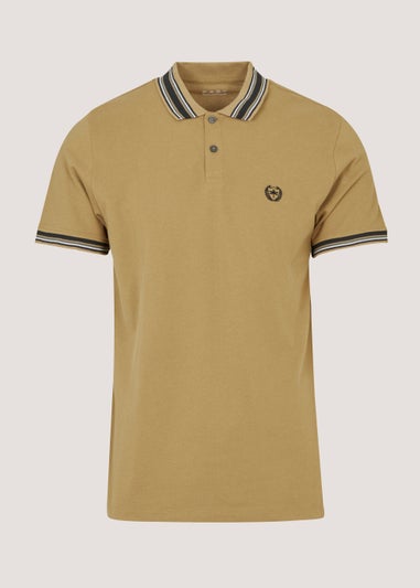 Mustard Tipped Polo Shirt