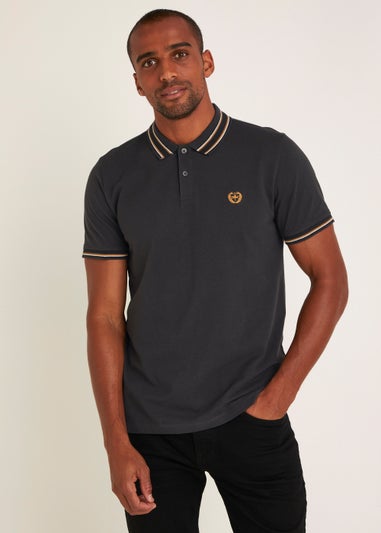 Black Tipped Polo Shirt