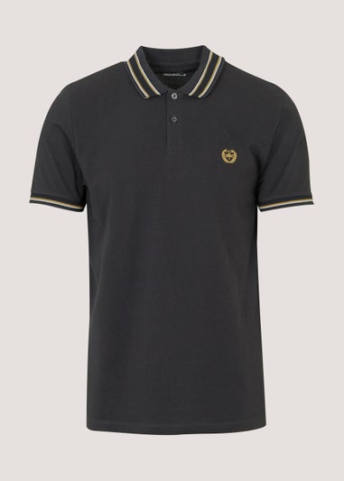 Black Tipped Polo Shirt