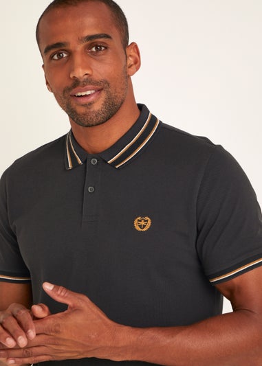 Black Tipped Polo Shirt