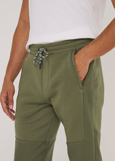 US Athletic Khaki Panel Military Joggers