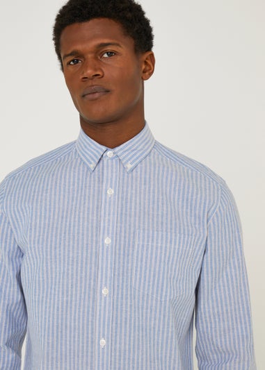 Blue Stripe Oxford Shirt