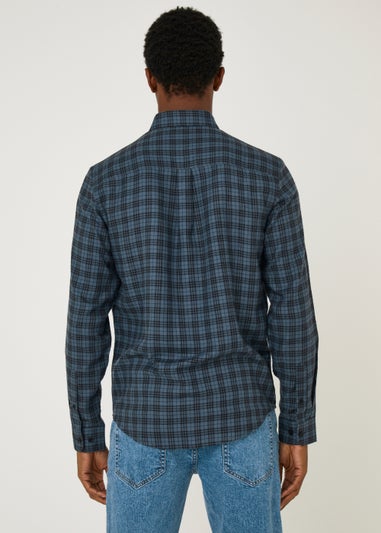 Navy Check Shirt