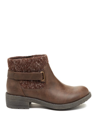 Rocket Dog Tegal Brown Ankle Boots
