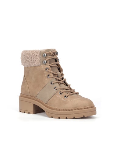 Rocket Dog Icy Taupe Lace Up Boots