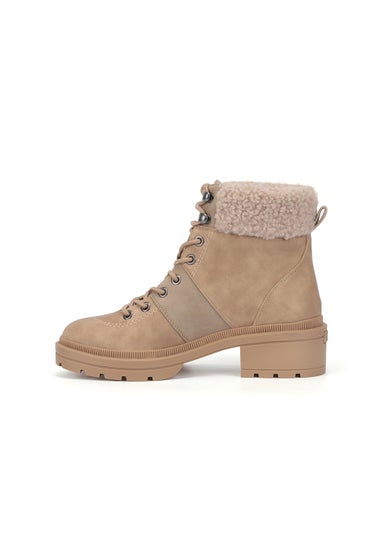 Rocket Dog Icy Taupe Lace Up Boots