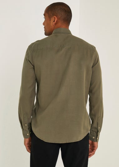 Khaki Tencel Shirt