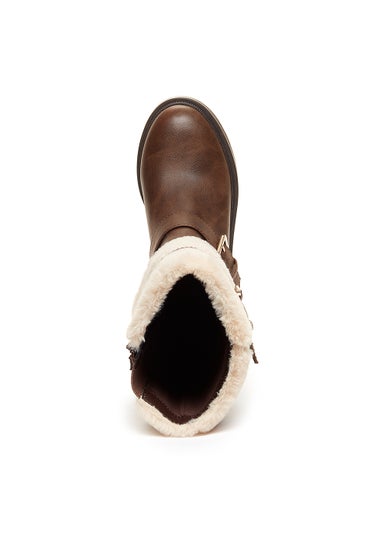 Rocket Dog Igloo Brown Buckle Boots