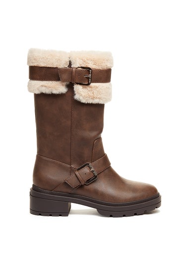 Rocket Dog Igloo Brown Buckle Boots