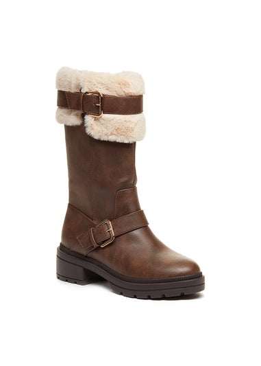 Rocket Dog Igloo Brown Buckle Boots