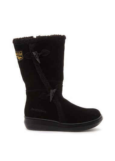 Rocket Dog Slope Black Suede Boots - Matalan