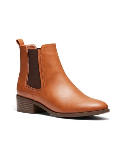 NOVO Tan Destined Ankle Boots