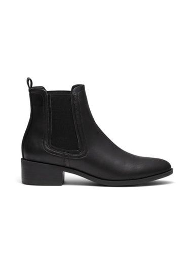 NOVO Black Wide Fit Destined Ankle Boots