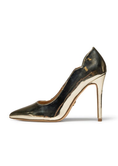 NOVO Gold Inisa Court Shoes