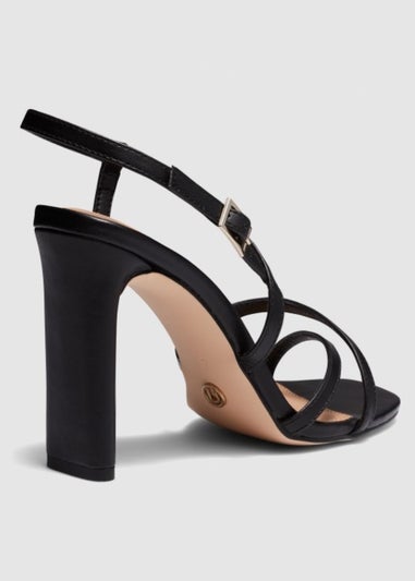 NOVO Black Moon Strappy Sandals