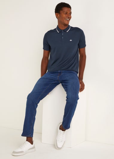 Navy Modal Polo Shirt