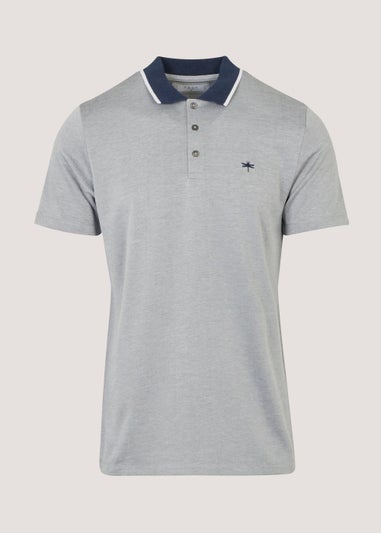 Grey Modal Polo Shirt