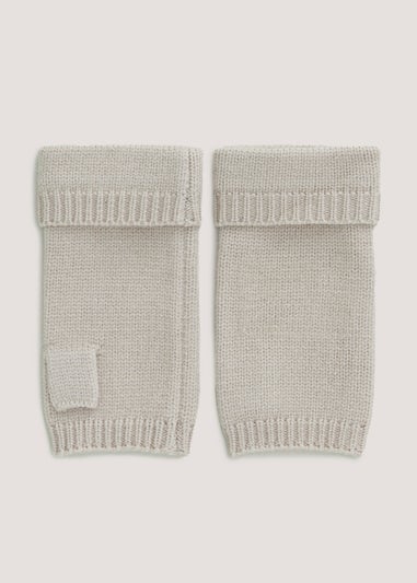 Oatmeal Fingerless Gloves