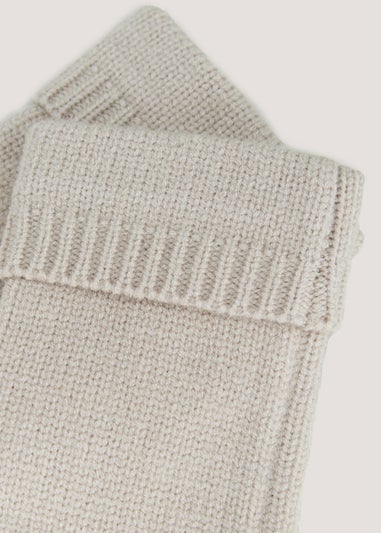 Oatmeal Fingerless Gloves