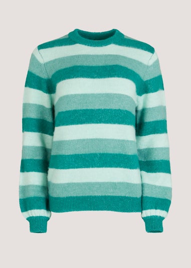 Green Stripe Jumper