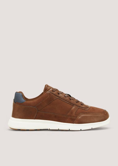 Tan PU Trainers