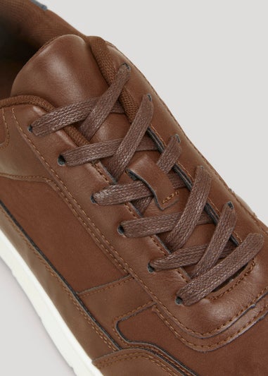 Tan PU Trainers