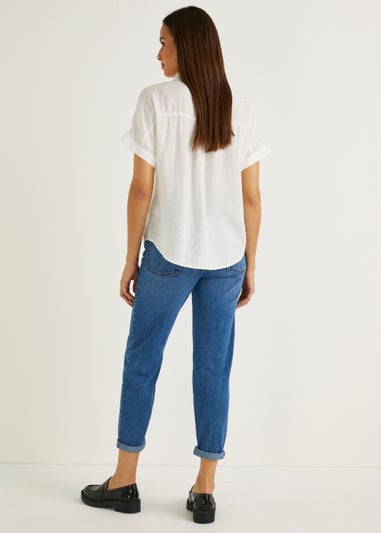 Et Vous Mid Wash Carrot Leg Jeans