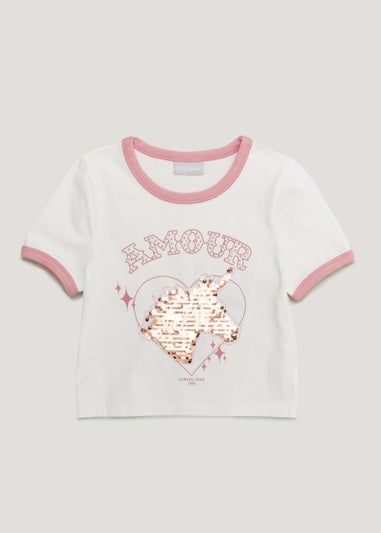 Kids Pink Unicorn T-Shirt (4-13yrs)