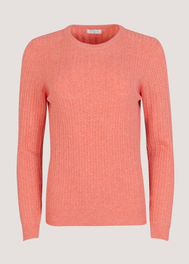 Coral Baby Cable Jumper